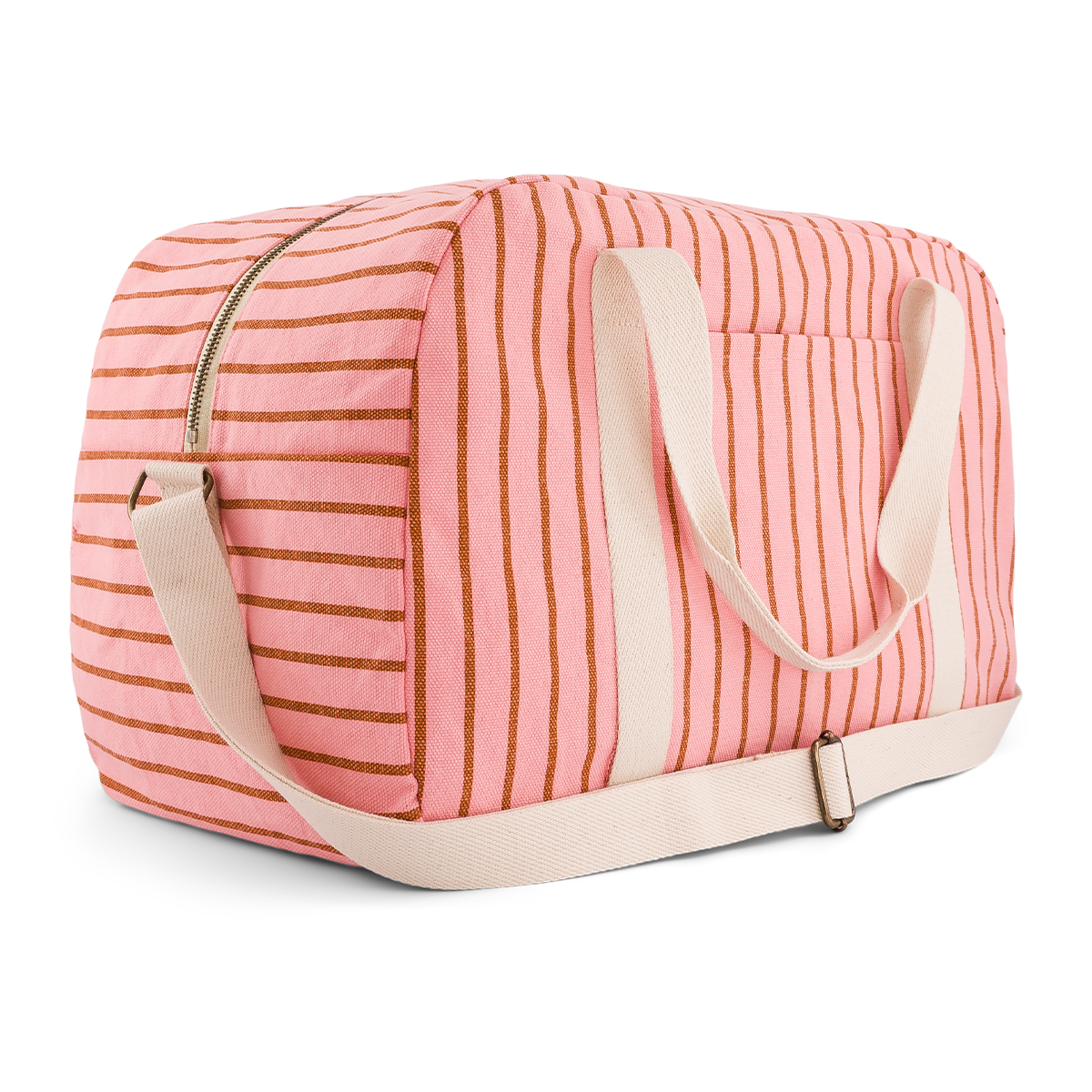 Bowling bag - Raphael - Pecan / Strawbbery Tennis Stripes | Rose in April