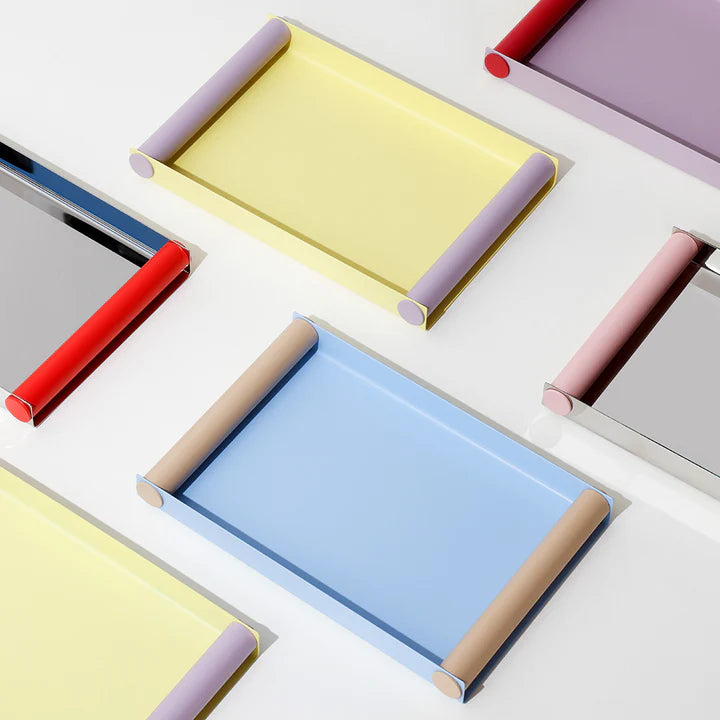 Ray Tray Medium - Light Blue / Beige | Design Letters