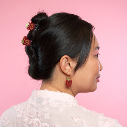 Raspberry - mini hair claw | Coucou Suzette