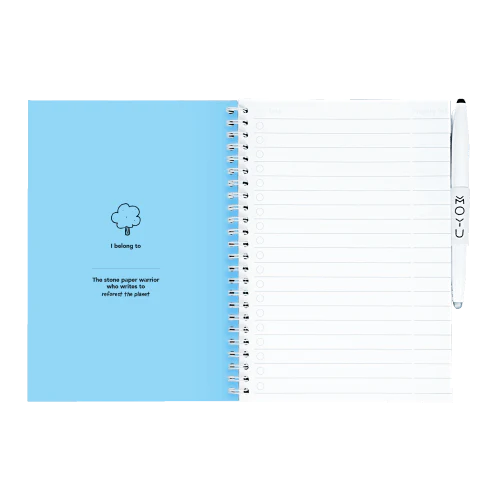 Erasable notebook A5 - Rocky ice | Moyu
