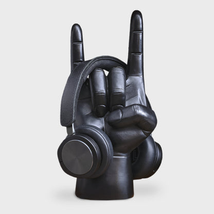 Rock On headphone Stand - black | Suck UK - de inKijk