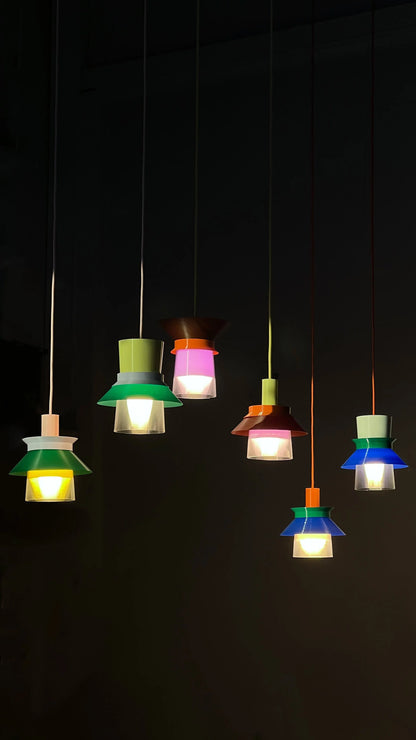 Hanglamp Romi - oranje kabel | Warren & Laetitia