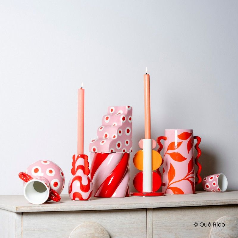 Candleholder Adelina - rio retro | Que Rico - de inKijk