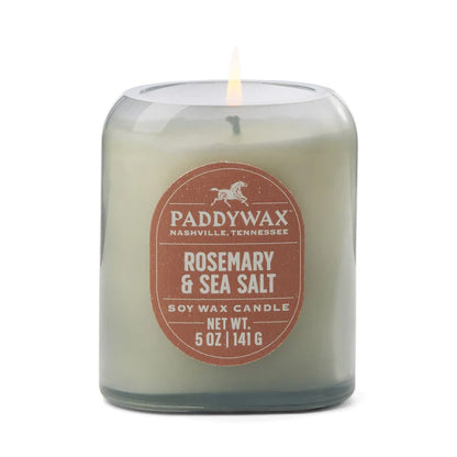 Glass candle 5 oz - rosemary & seasalt | Paddywax - de inKijk