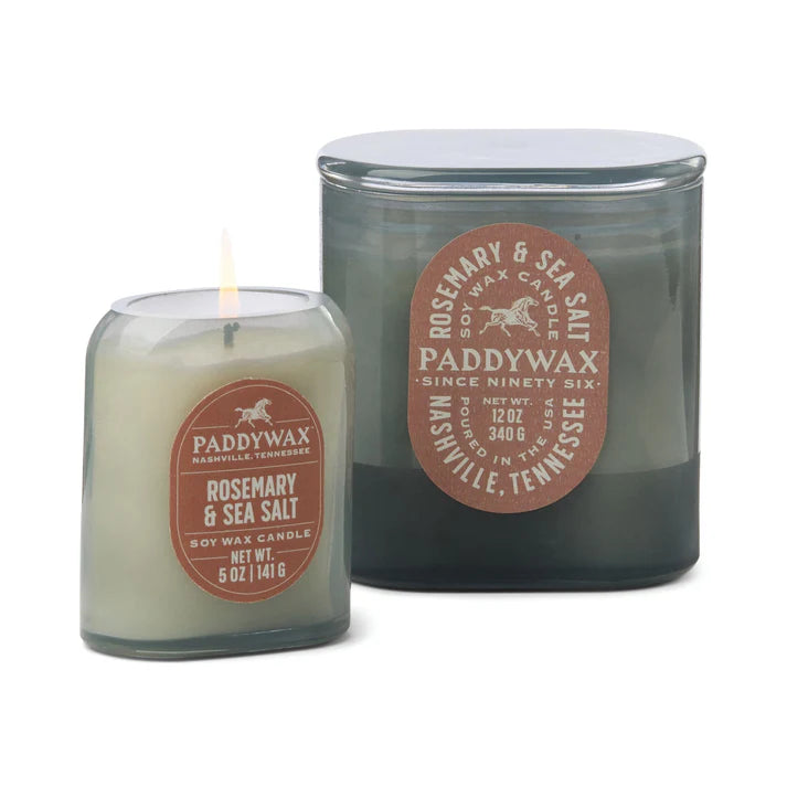 Glass candle 5 oz - rosemary & seasalt | Paddywax - de inKijk