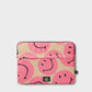Laptophoes - 13" en 14" - Smiley Pink | WOUF - de inKijk