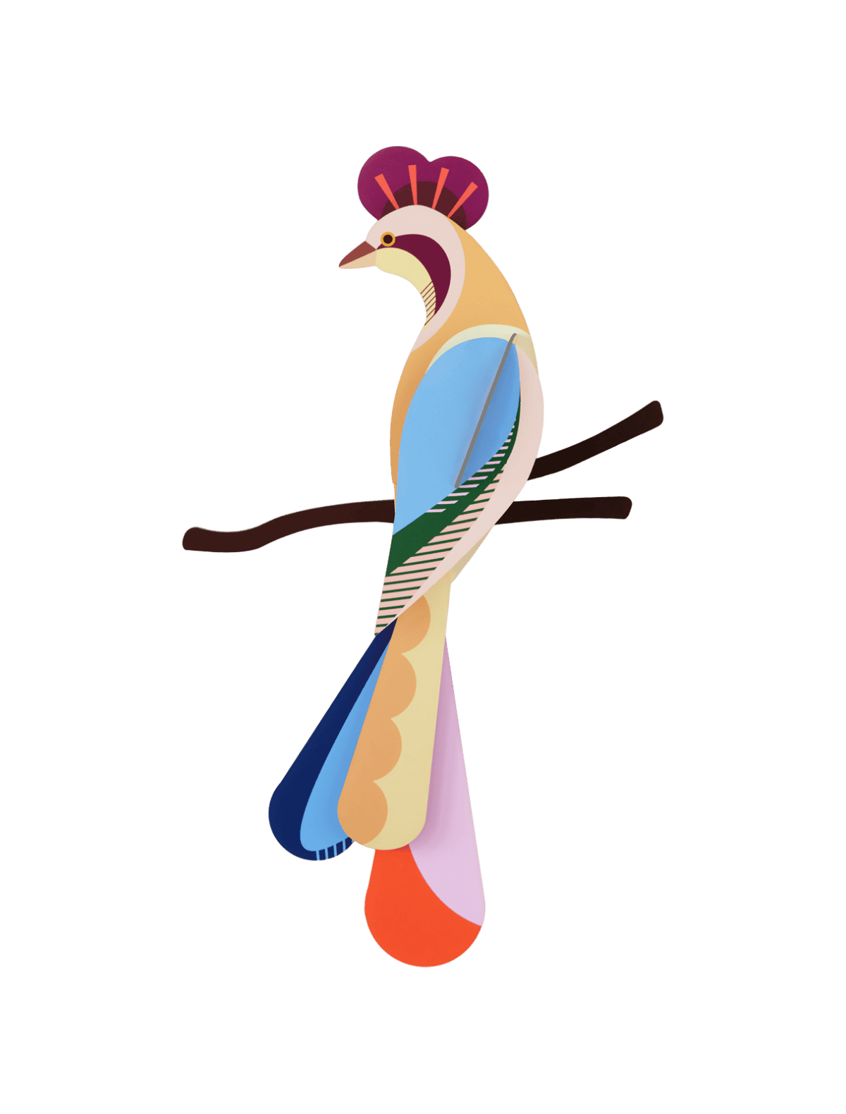 Sunda paradise bird - muurdecoratie | Studio Roof - de inKijk