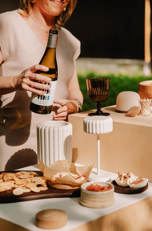 Wijnkoeler - dentelles - silk | Atelier Pierre