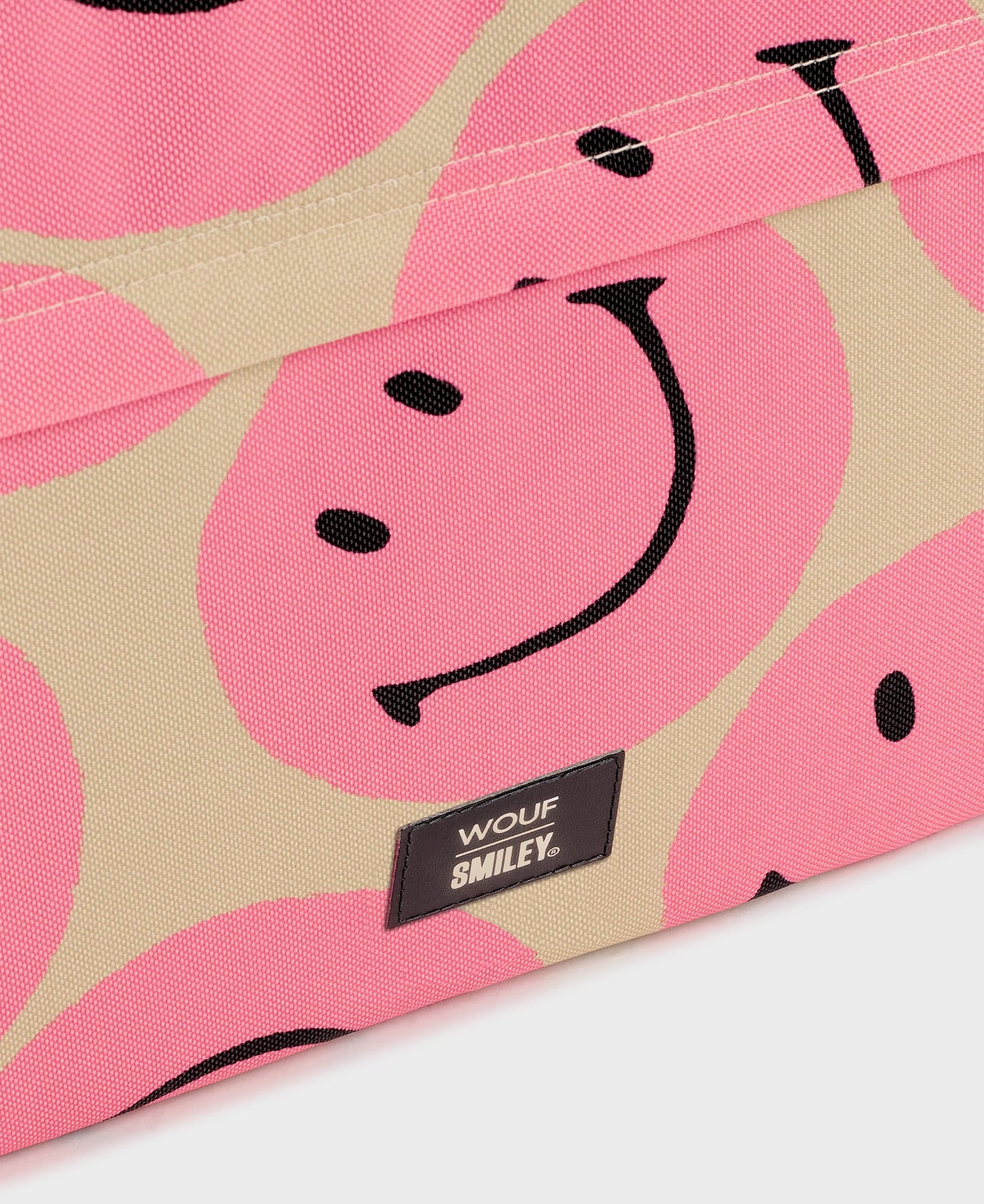 Laptophoes - 13" en 14" - Smiley Pink | WOUF - de inKijk