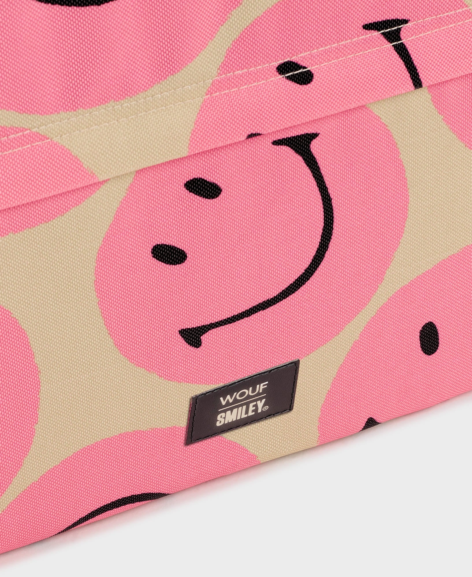 Laptophoes - 13" en 14" - Smiley Pink | WOUF - de inKijk