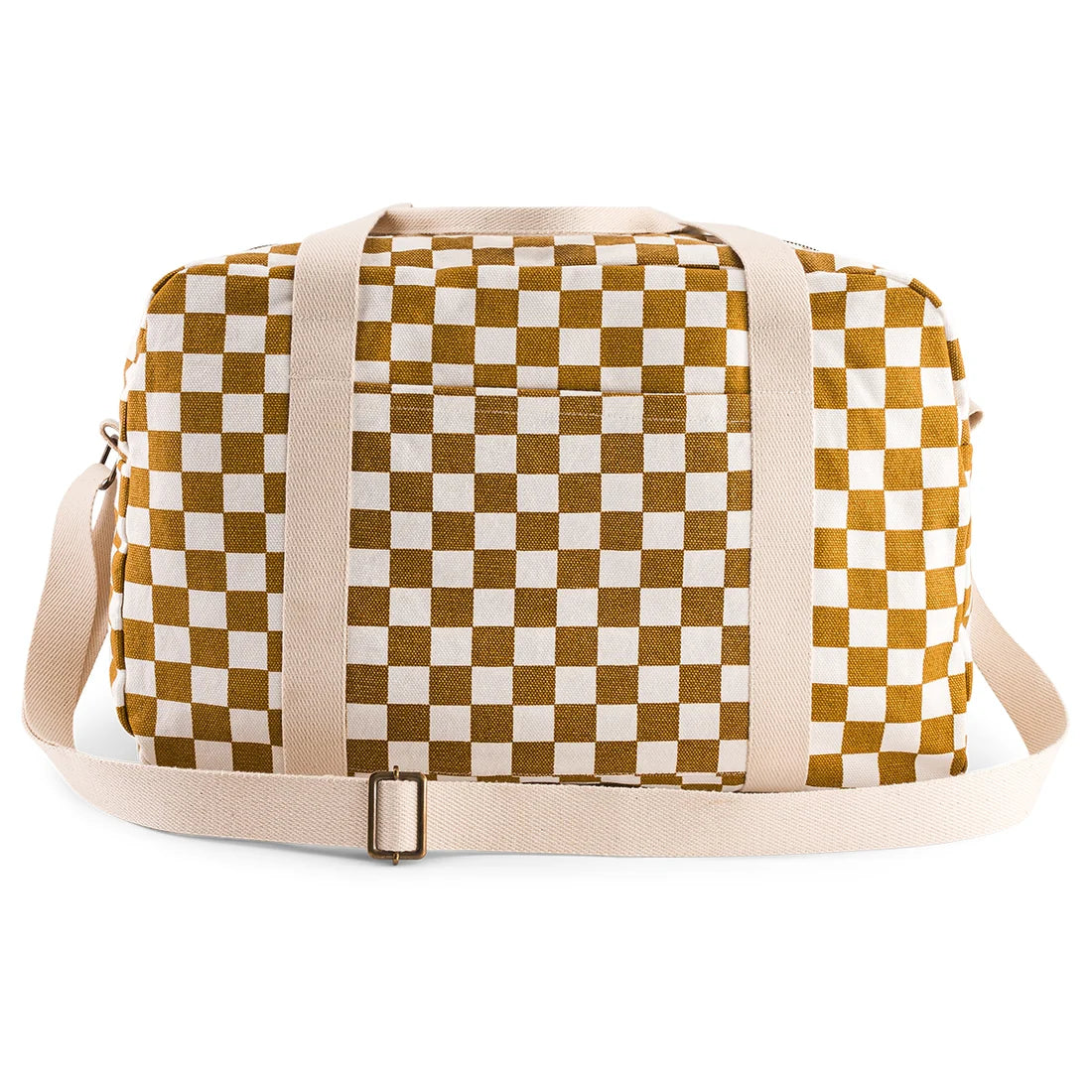Bowling bag - Raphael - Checks Caramel | Rose in April - de inKijk