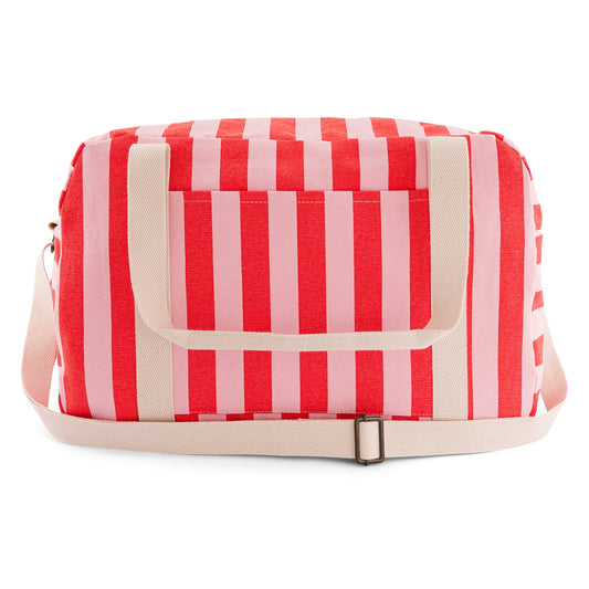 Bowling bag - Raphael - Tomato/Candy Stripes | Rose in April