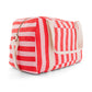 Bowling bag - Raphael - Tomato/Candy Stripes | Rose in April