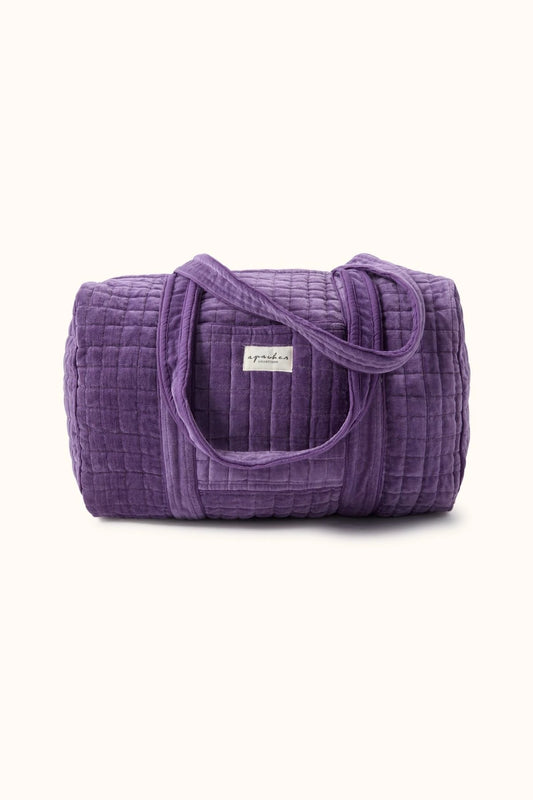 Sac Buddha - Velours Lisse Mauve | Apaches