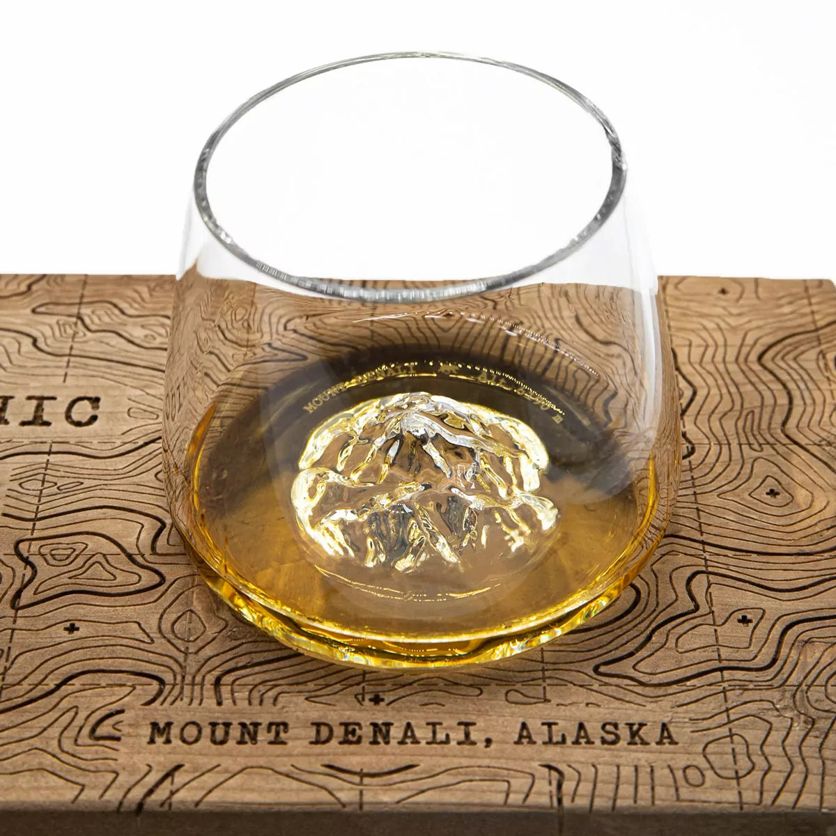 Topographic glasses - set of 2 - Fuji & Denali | Alaskan Maker - de inKijk