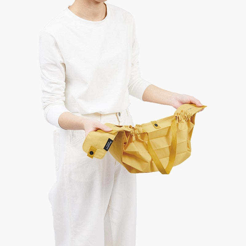 Shupatto foldable bag M - Mustard (Karashi) | Shupatto