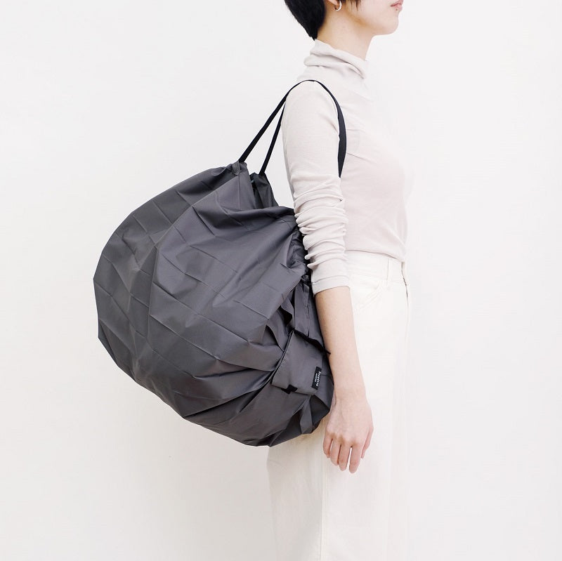 Shupatto foldable bag L - Charcoal (Sumi) | Shupatto