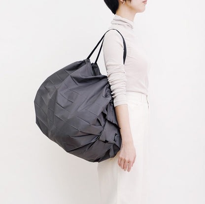 Shupatto foldable bag L - Charcoal (Sumi) | Shupatto