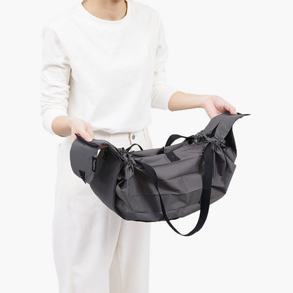 Shupatto foldable bag L - Charcoal (Sumi) | Shupatto