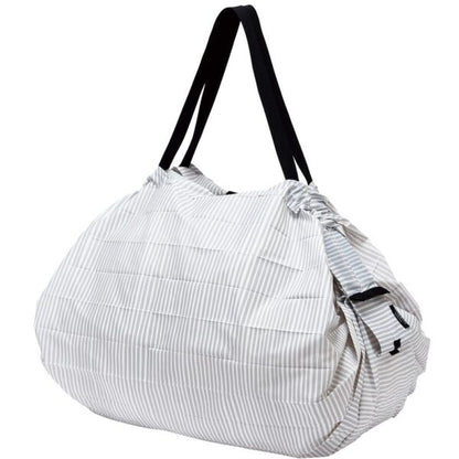 Shupatto foldable bag L - Stripes (Sen) | Shupatto