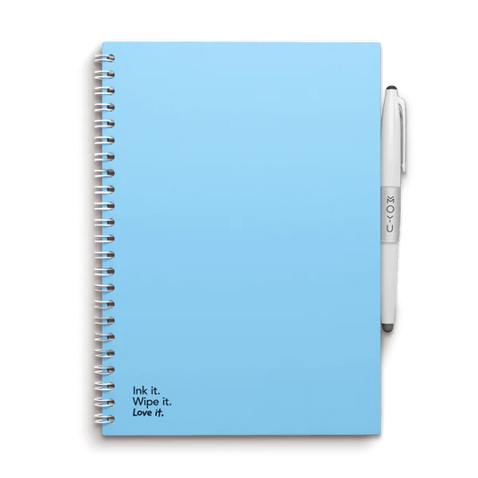 Erasable notebook A5 - Sky blue | Moyu