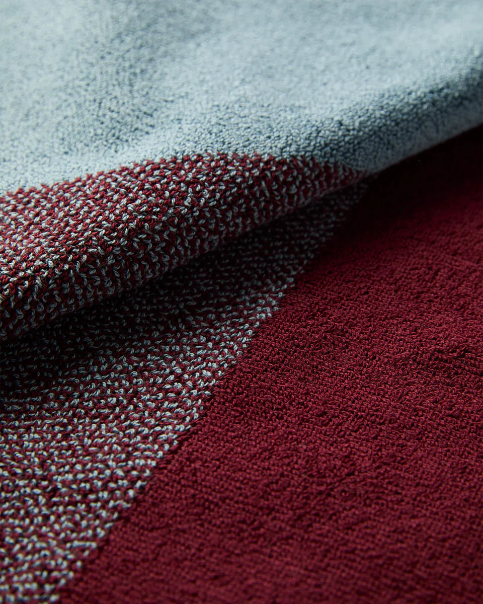 Gastendoekjes set - Lex Pott collectie - sky blue/bordeaux | SUITE702