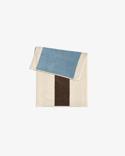 Badmat - sky blue brown | SUITE702 - de inKijk