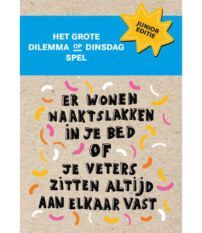 Het grote dilemma op dinsdag spel - junior editie | BISpublishers - de inKijk