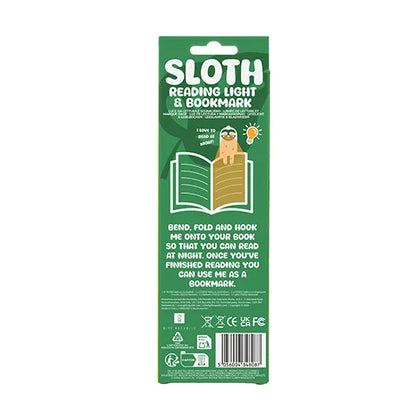 Book Sloth - Reading Light & Bookmark | Gift Republic