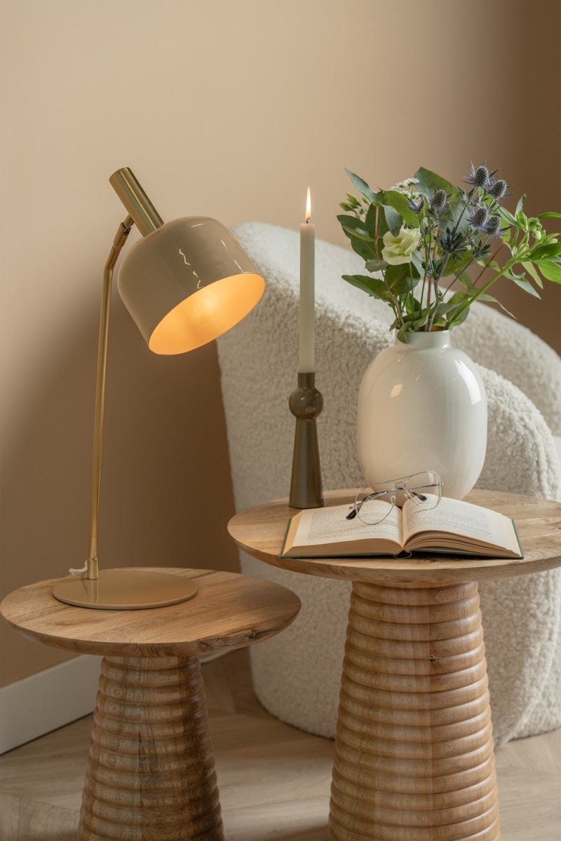 Tafellamp Smart - soft brown | Leitmotiv - de inKijk