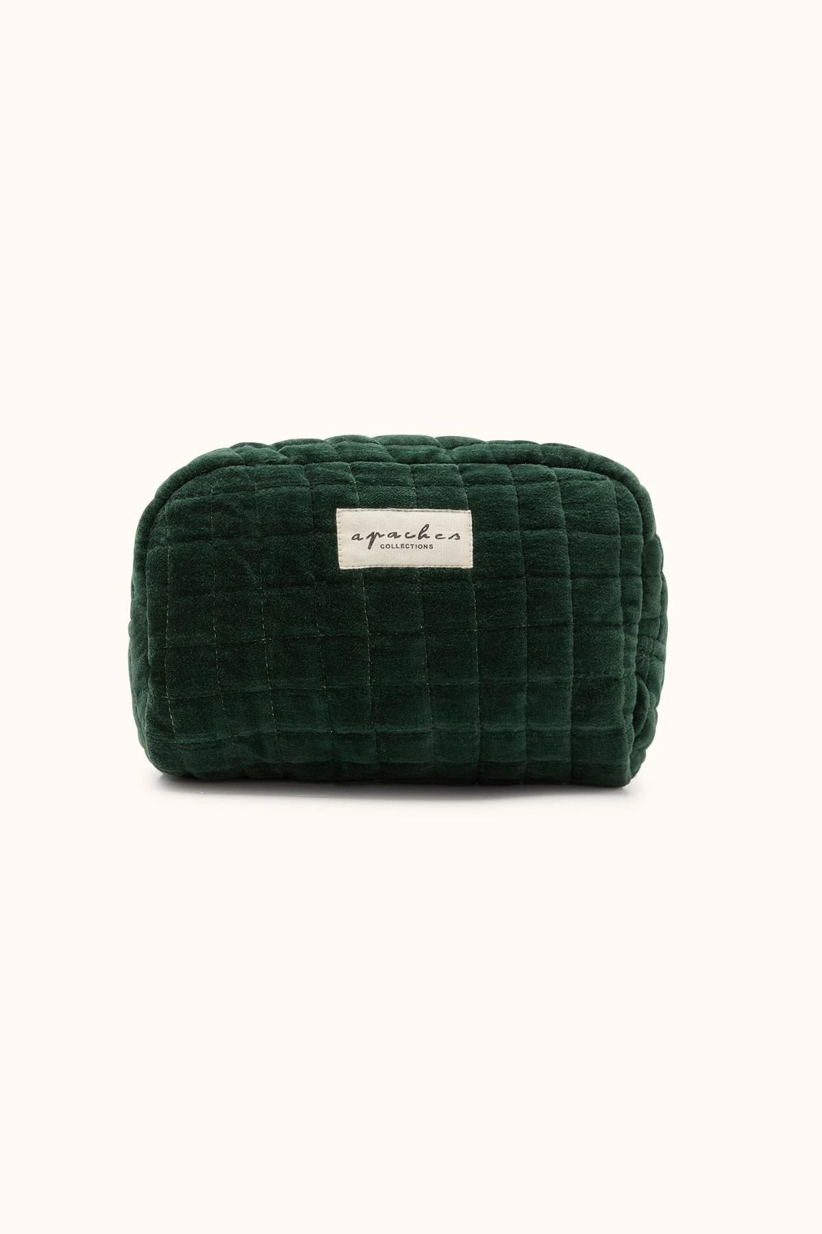 Small Trousse Gaya - Velours Lisse Forest | Apaches