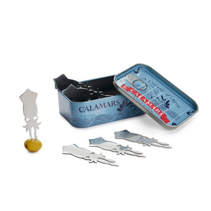 Snackfork - Squid - 6 stuks | Balvi