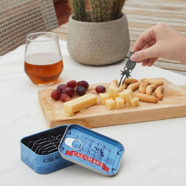 Snackfork - Squid - 6 stuks | Balvi