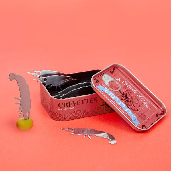 Snackfork - Crevettes - 6 stuks | Balvi