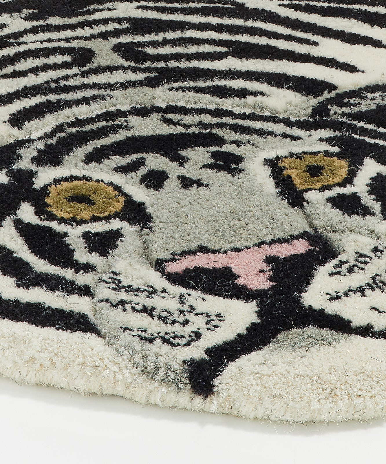 Snowy Tiger Rug - Large | Doing Goods