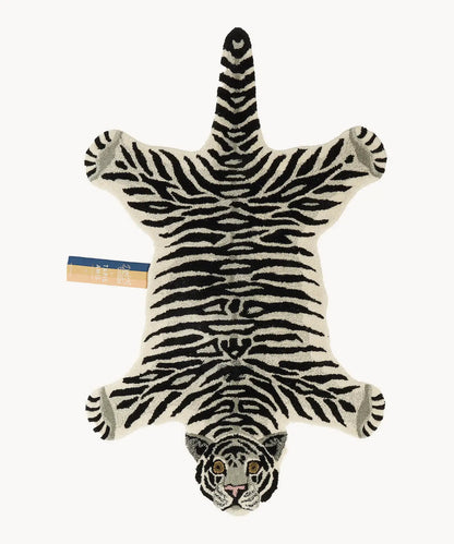 Snowy Tiger Rug - Large | Doing Goods