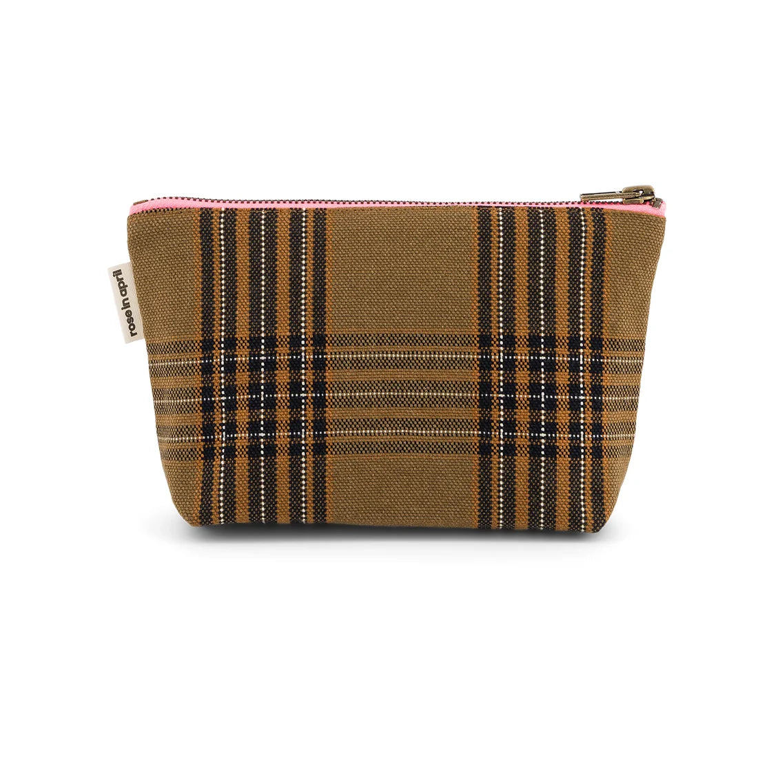 Pouch - Sofia - Tartan Check | Rose in April