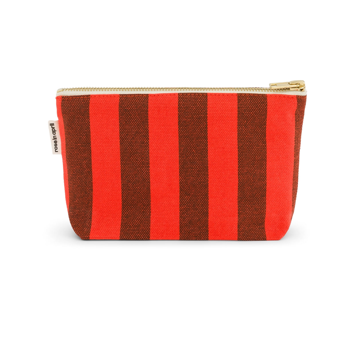 Pouch - Sofia - Brown/Tomato | Rose in April