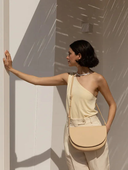 Soma half moon bag - hay | Monk & Anna - de inKijk