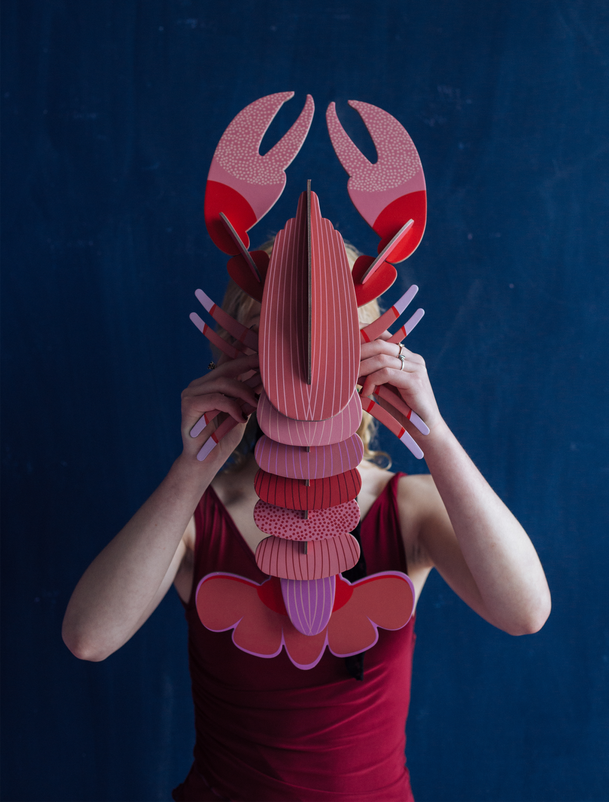 Pink Lobster - deluxe - muurdecoratie | Studio Roof