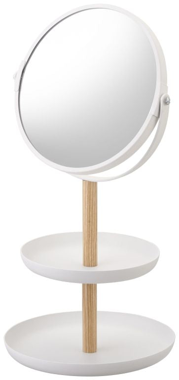 Accessoire houder en spiegel - wit | Yamazaki - de inKijk