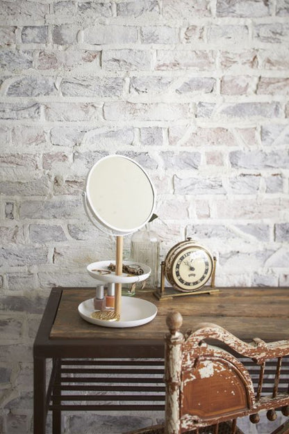 Accessoire houder en spiegel - wit | Yamazaki - de inKijk