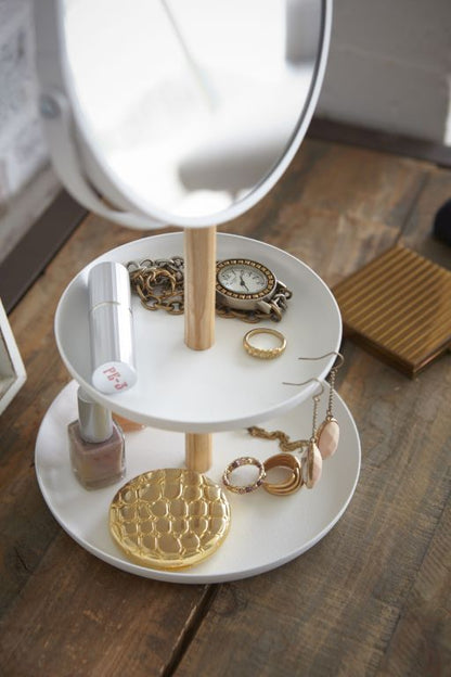 Accessoire houder en spiegel - wit | Yamazaki - de inKijk