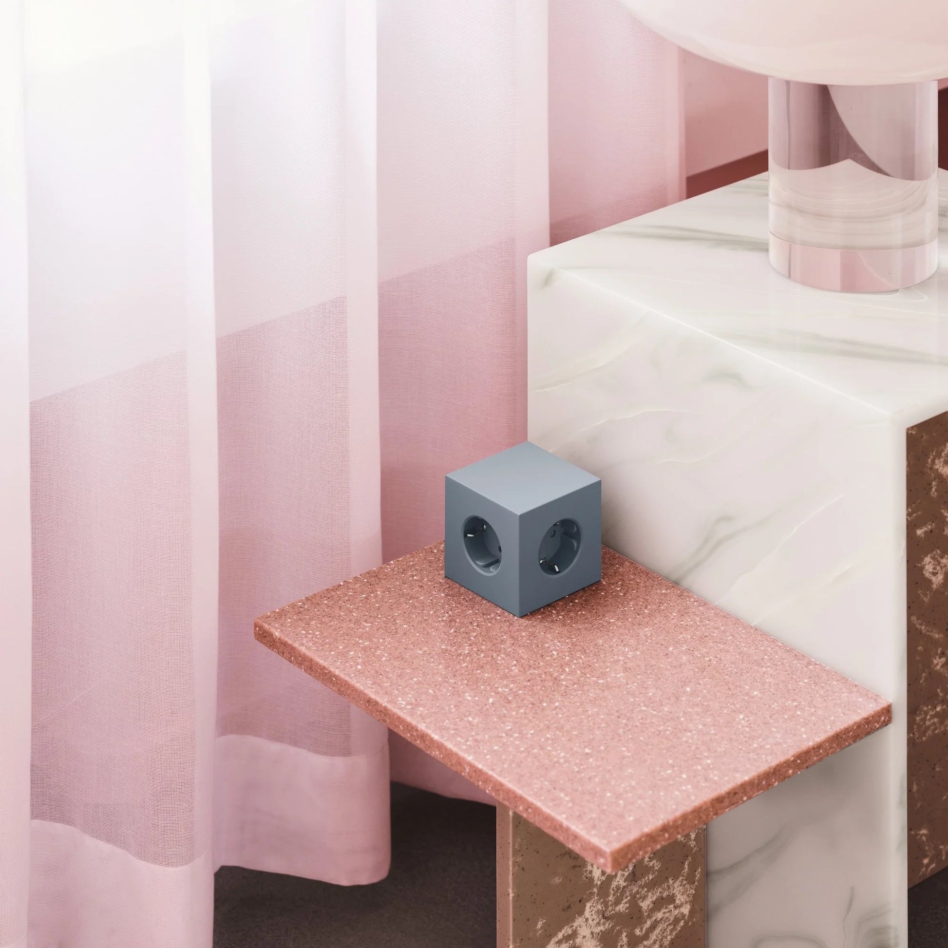 Square 1 stekkerdoos ( usb C ) - shark blue | Avolt - de inKijk