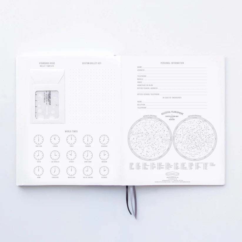 Standard issue planner notebook - army green & chili | Designworks Ink