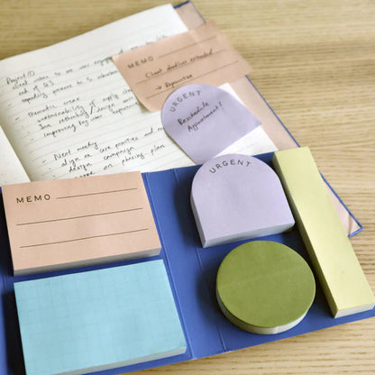 Sticky notes - set van 5 | Kikkerland - de inKijk