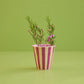 Beker plum stripes print | RICE - de inKijk