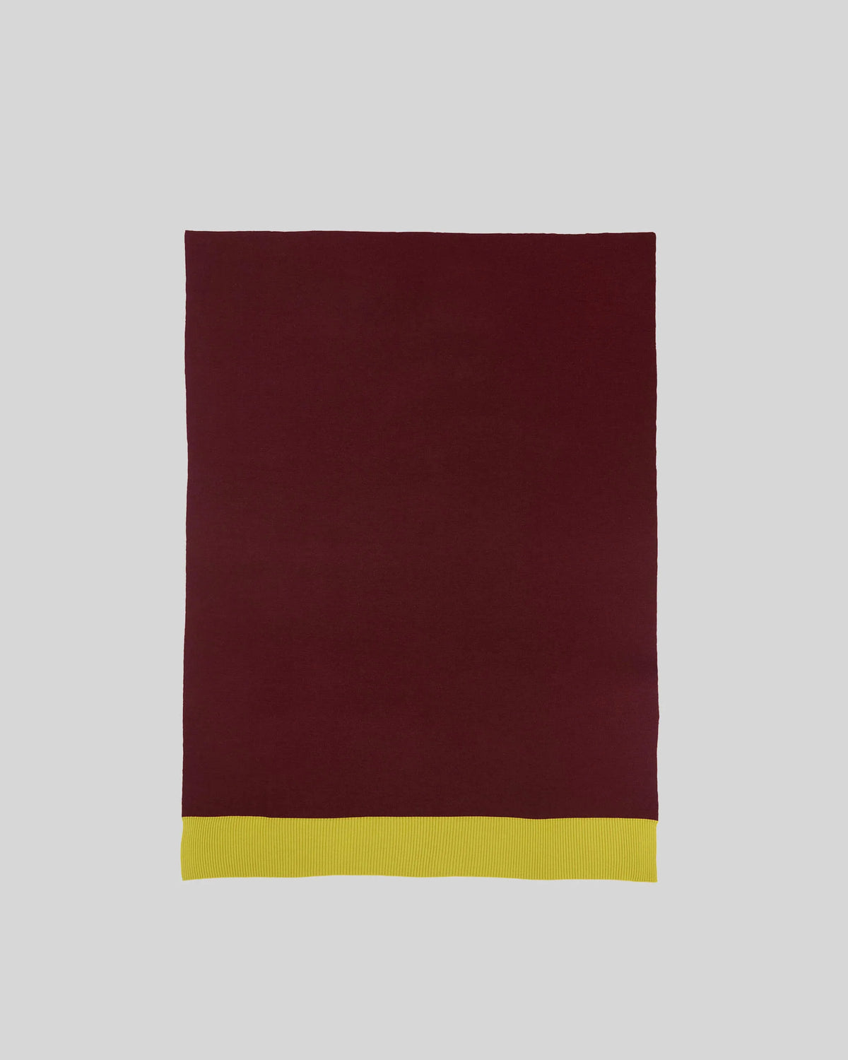 Merino Gebreide Plaid - 100% Wol - Bordeaux/Peach/Lime | SUITE702