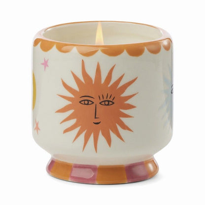 Ceramic candle sun 8 oz - orange blossom | Paddywax - de inKijk