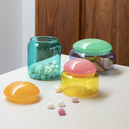 Puffy Jar - turquoise | &Klevering - de inKijk